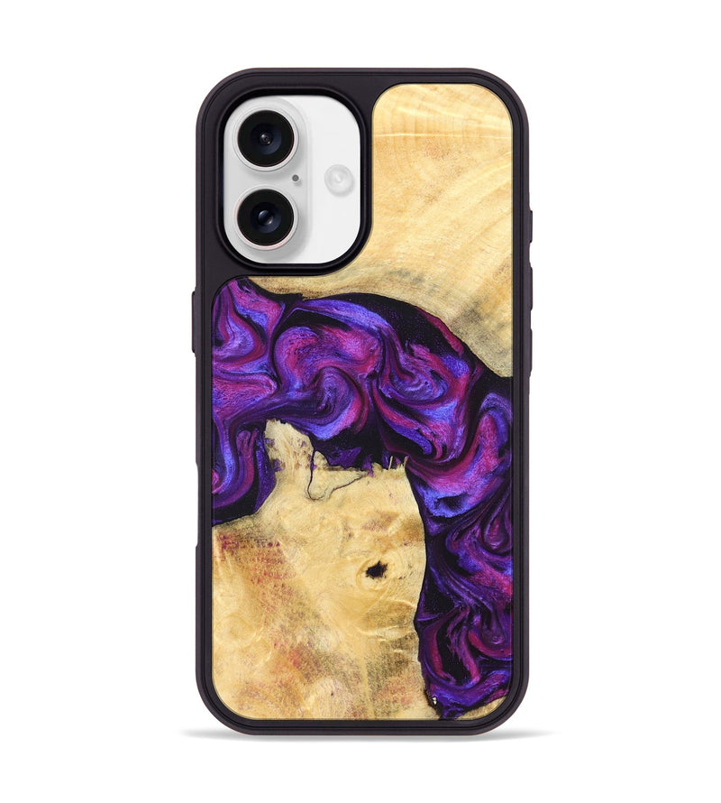 iPhone 17 Wood Phone Case - Kari (Purple, 823925)