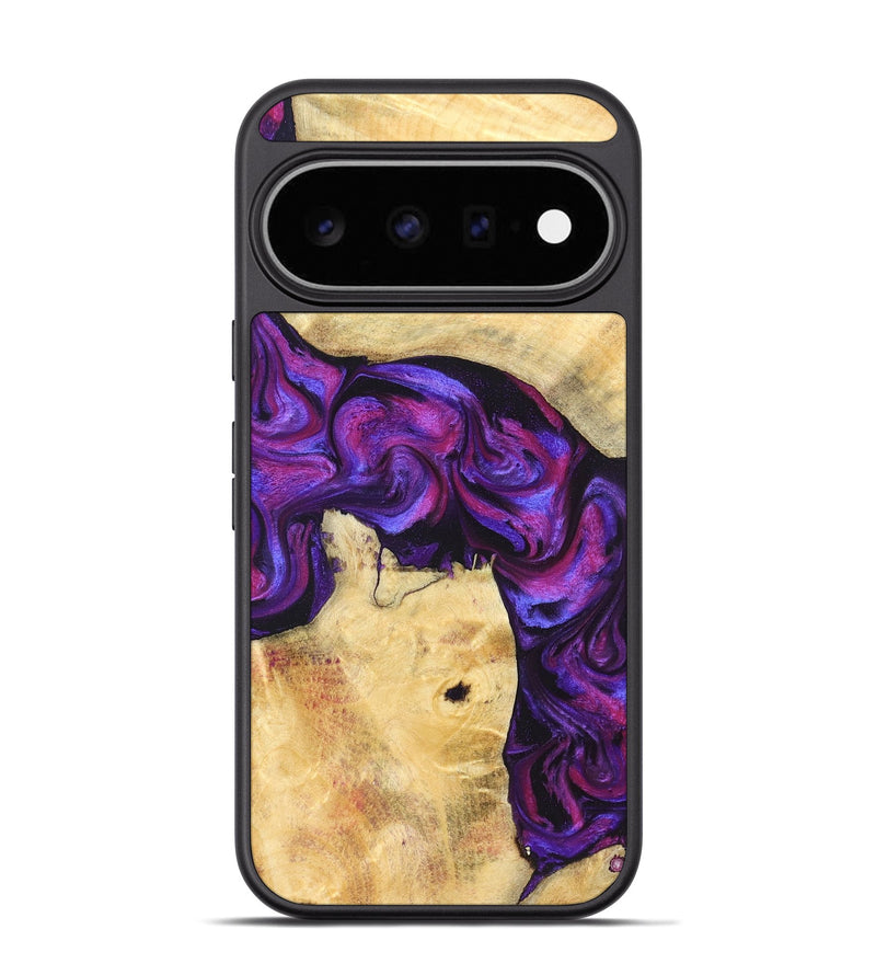Pixel 11 Pro Wood Phone Case - Kari (Purple, 823925)