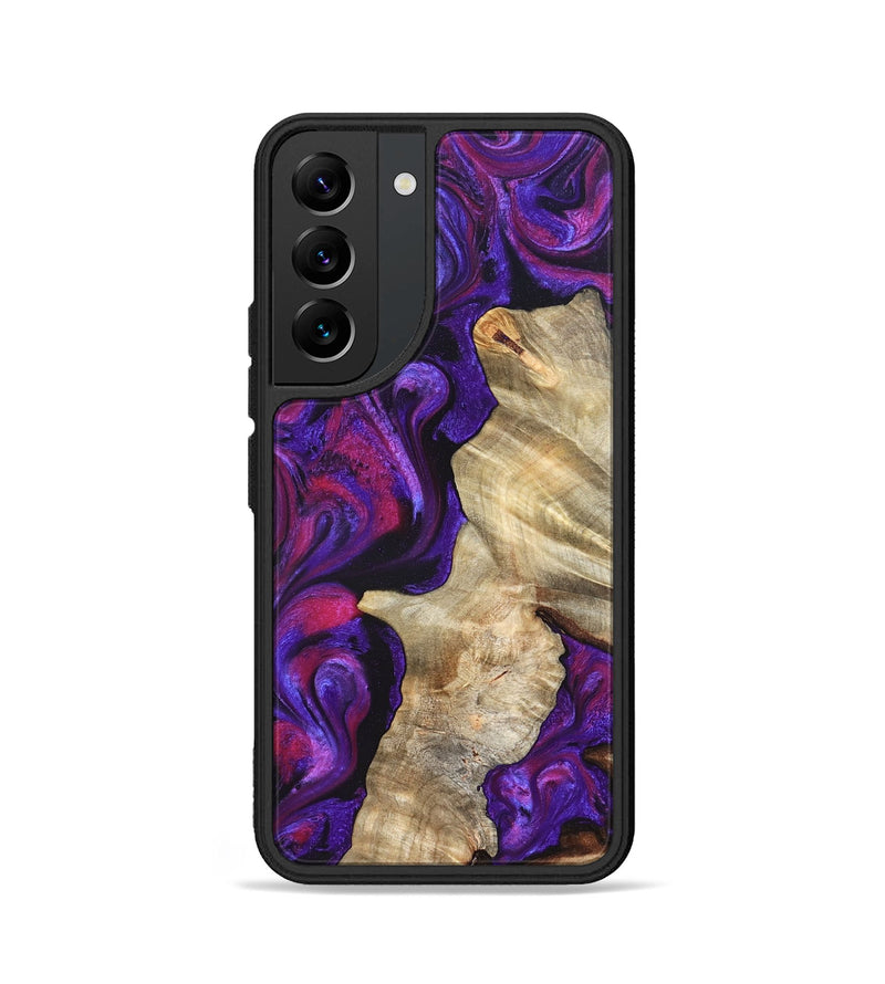 Galaxy S22 Wood Phone Case - Valery (Purple, 823927)