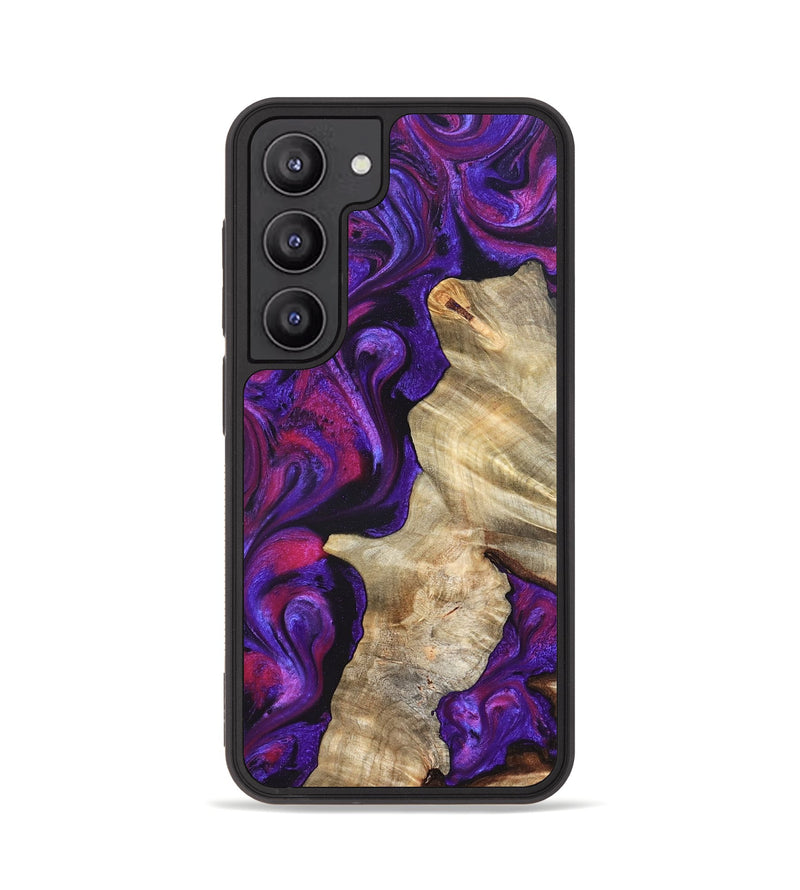 Galaxy S23 Wood Phone Case - Valery (Purple, 823927)