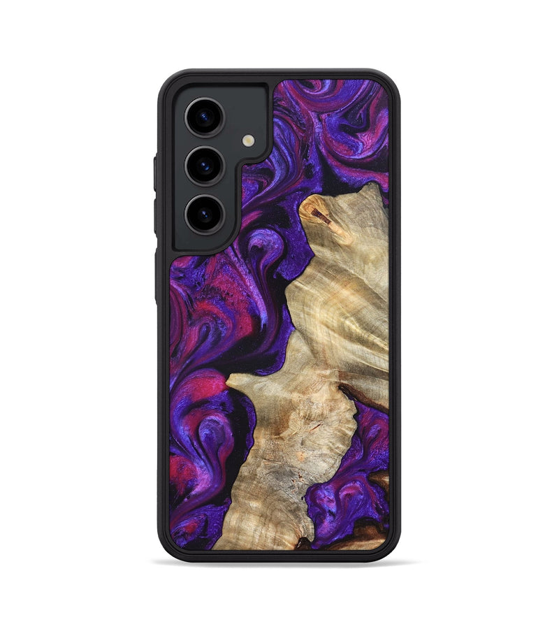 Galaxy S24 Wood Phone Case - Valery (Purple, 823927)