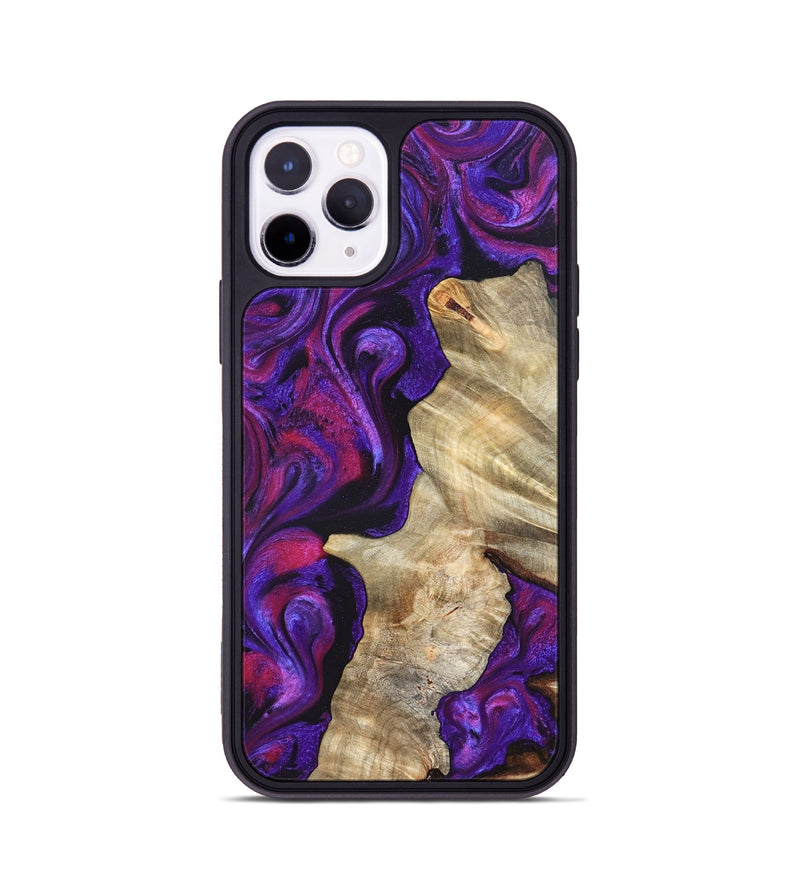 iPhone 11 Pro Wood Phone Case - Valery (Purple, 823927)