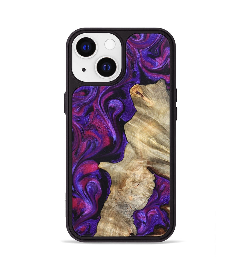 iPhone 13 Wood Phone Case - Valery (Purple, 823927)