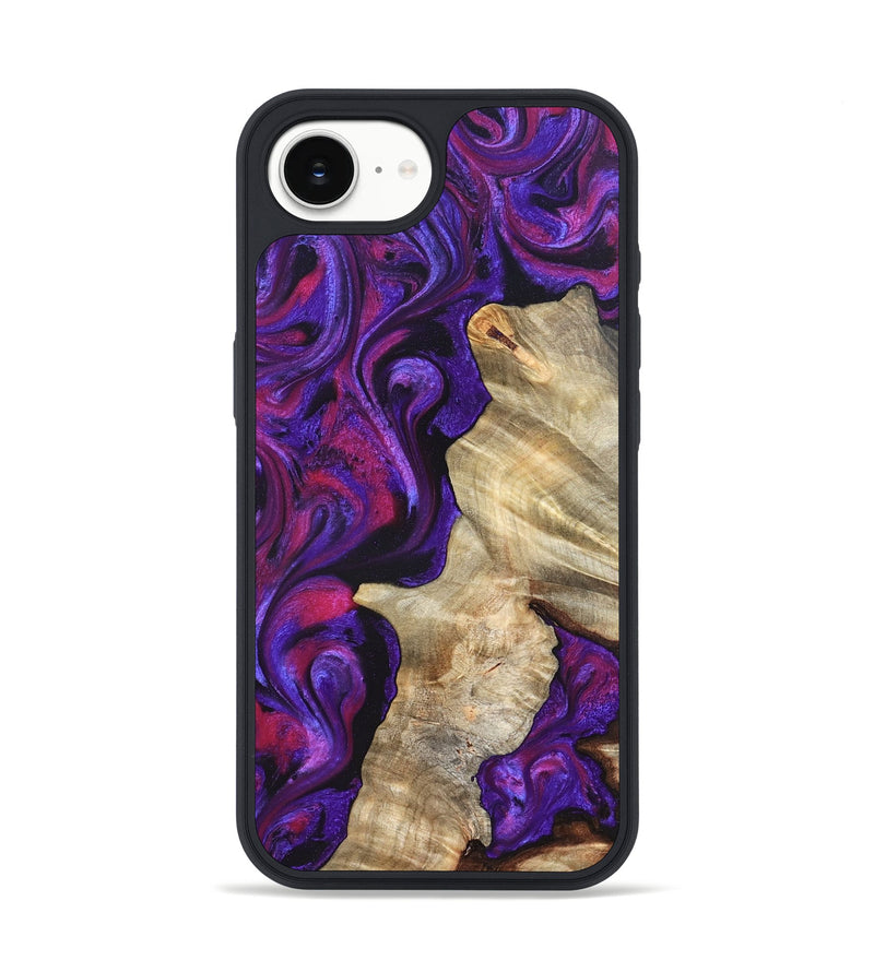 iPhone 16e Wood Phone Case - Valery (Purple, 823927)