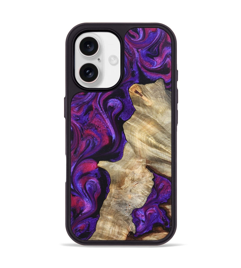 iPhone 17 Wood Phone Case - Valery (Purple, 823927)