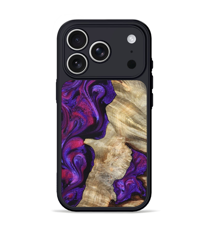 iPhone 17 Pro Wood Phone Case - Valery (Purple, 823927)