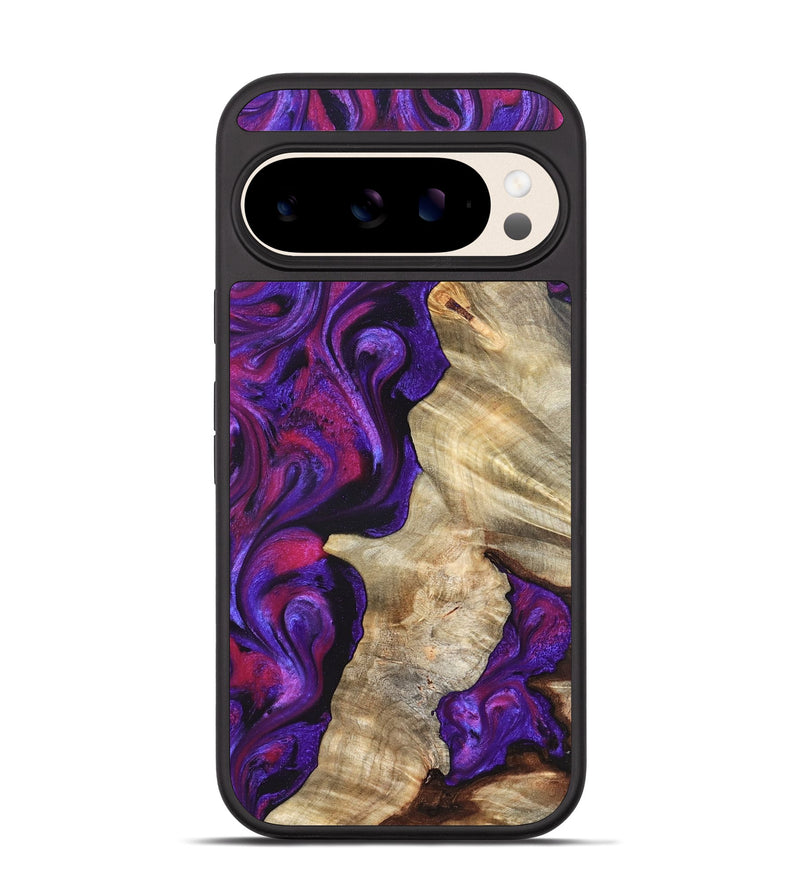 Pixel 10 Wood Phone Case - Valery (Purple, 823927)