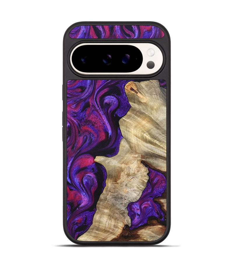 Pixel 9 Pro Wood Phone Case - Valery (Purple, 823927)