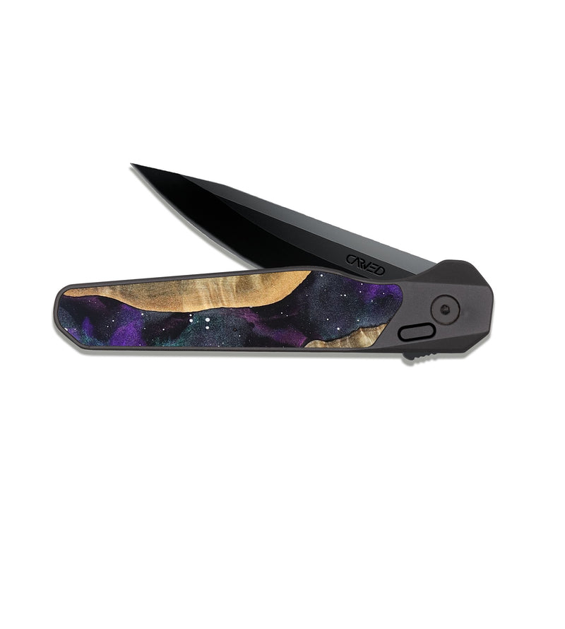 EDC Dark Slate Wood Pocket Knife - Lotta (Cosmos, 823933)