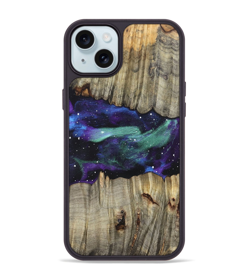 iPhone 15 Plus Wood Phone Case - Amoura (Cosmos, 823936)