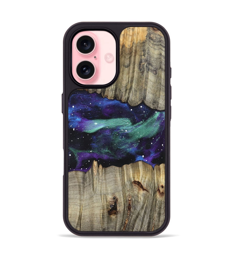 iPhone 16 Wood Phone Case - Amoura (Cosmos, 823936)
