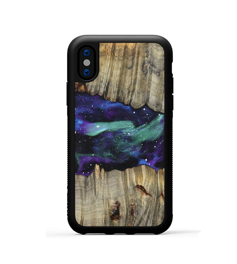 iPhone Xs Wood Phone Case - Amoura (Cosmos, 823936)