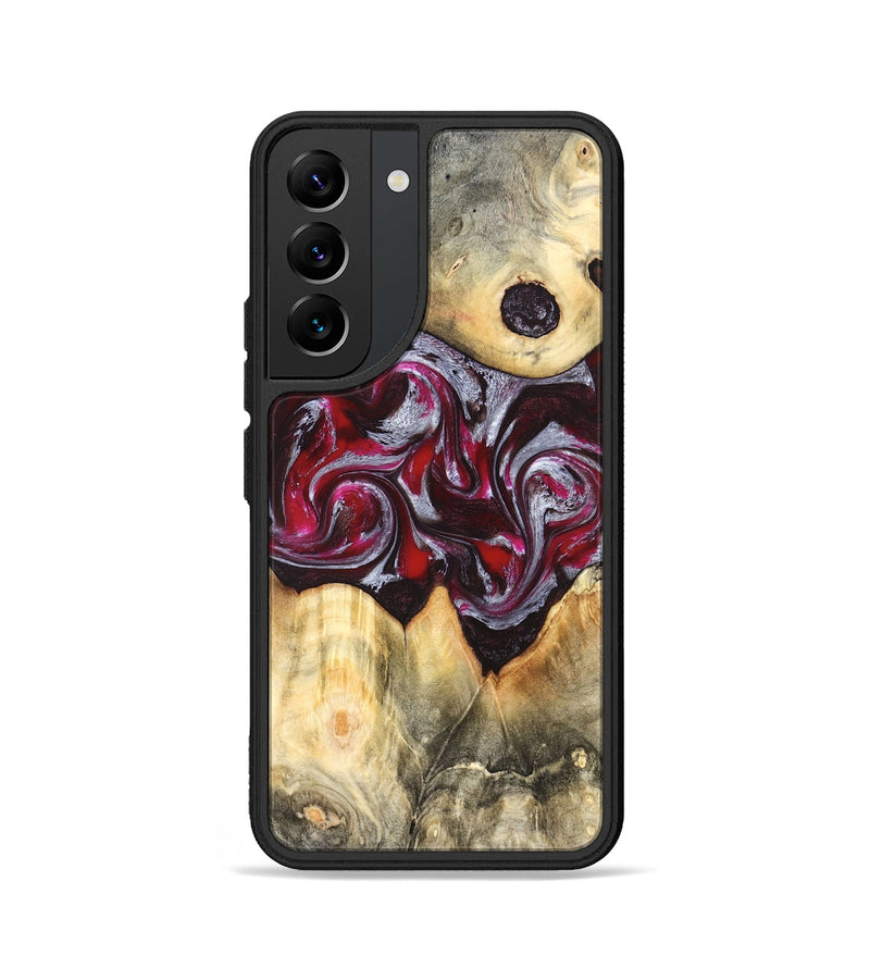 Galaxy S22 Wood Phone Case - Giada (Red, 823958)