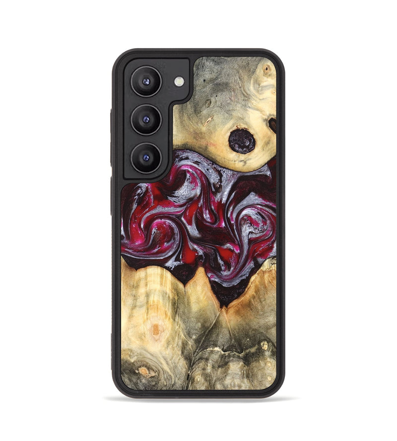 Galaxy S23 Wood Phone Case - Giada (Red, 823958)