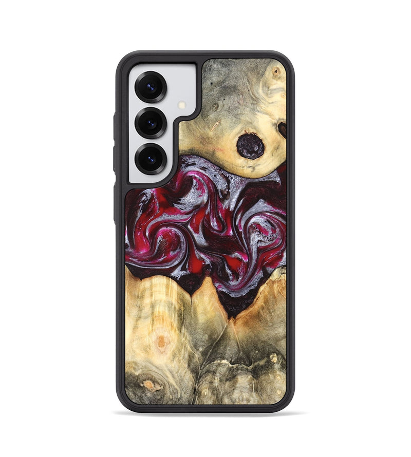 Galaxy S25 Wood Phone Case - Giada (Red, 823958)