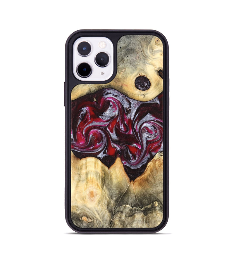 iPhone 11 Pro Wood Phone Case - Giada (Red, 823958)