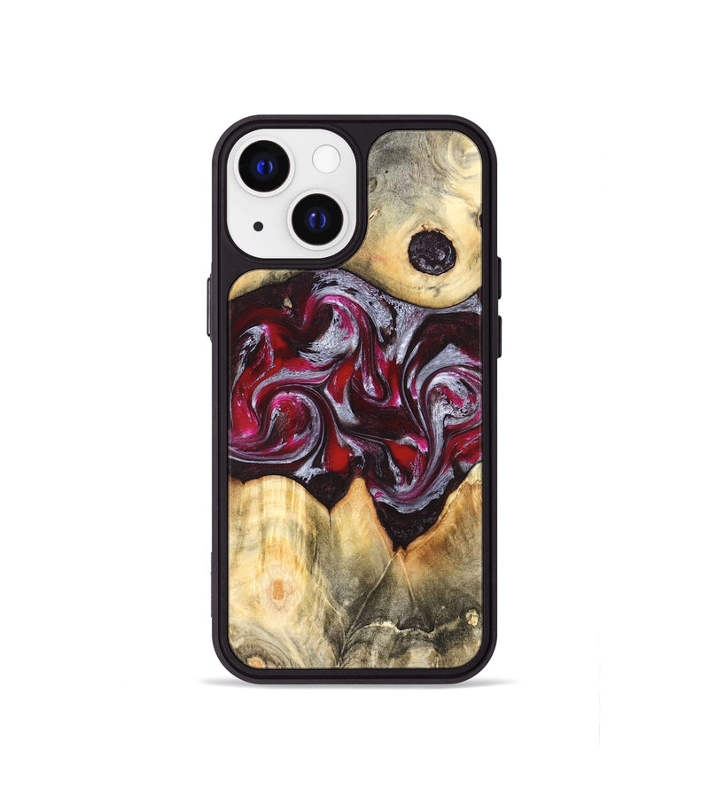 iPhone 13 mini Wood Phone Case - Giada (Red, 823958)