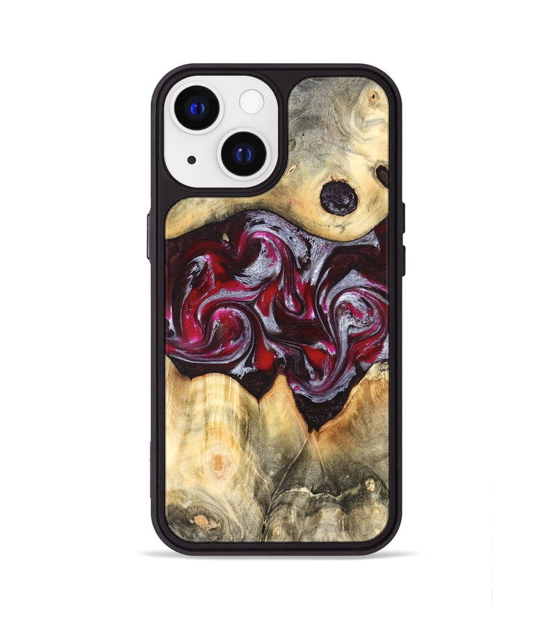 iPhone 13 Wood Phone Case - Giada (Red, 823958)