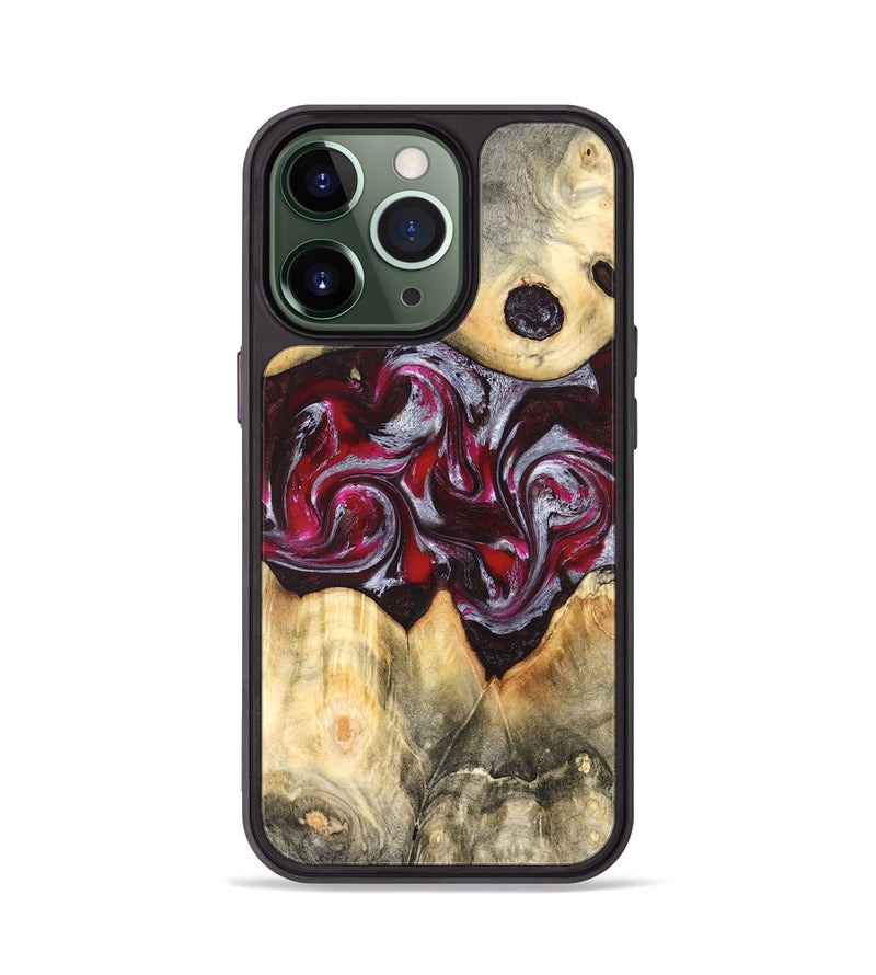iPhone 13 Pro Wood Phone Case - Giada (Red, 823958)