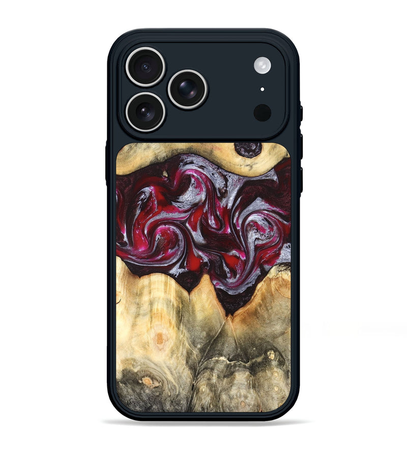 iPhone 17 Pro Max Wood Phone Case - Giada (Red, 823958)