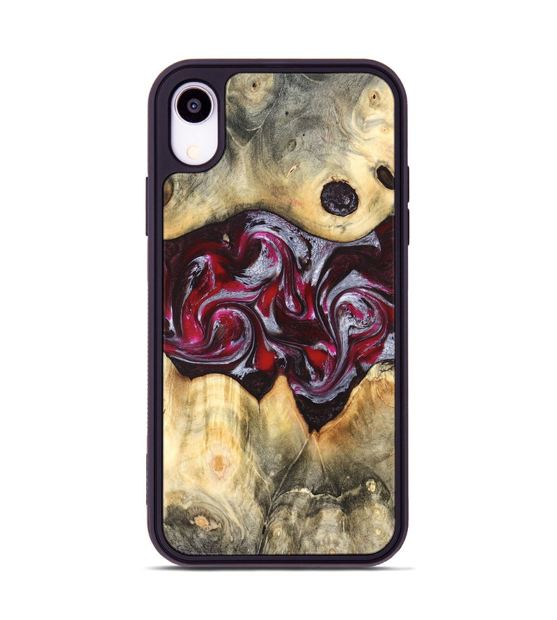 iPhone Xr Wood Phone Case - Giada (Red, 823958)