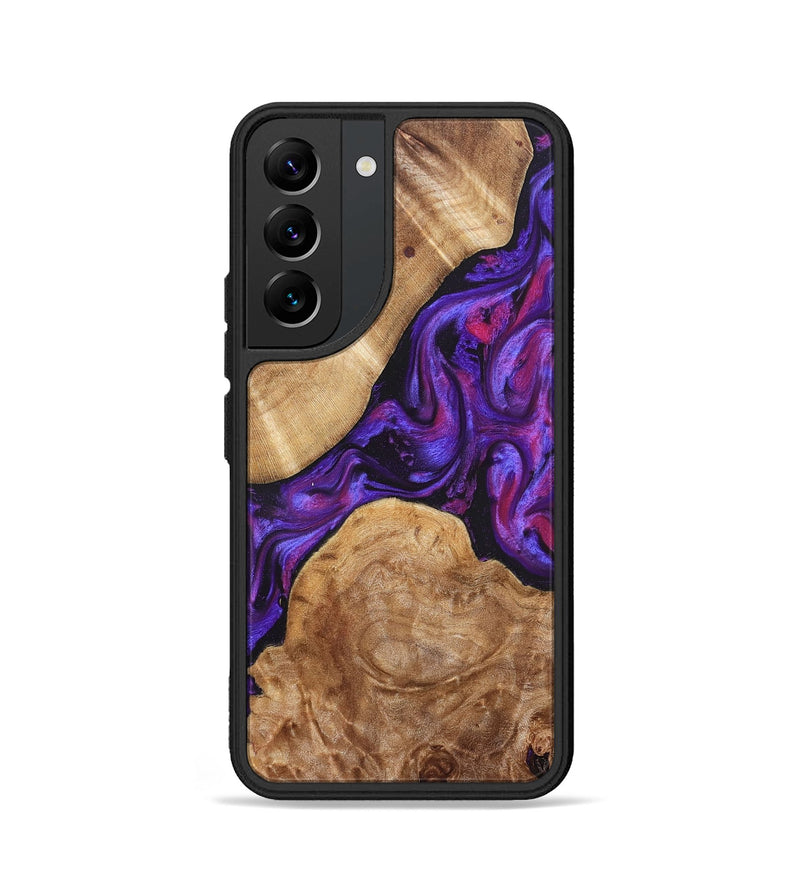 Galaxy S22 Wood Phone Case - Aleah (Purple, 823962)