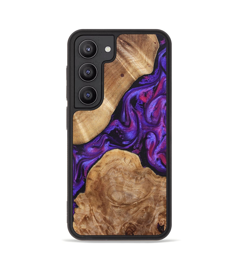 Galaxy S23 Wood Phone Case - Aleah (Purple, 823962)