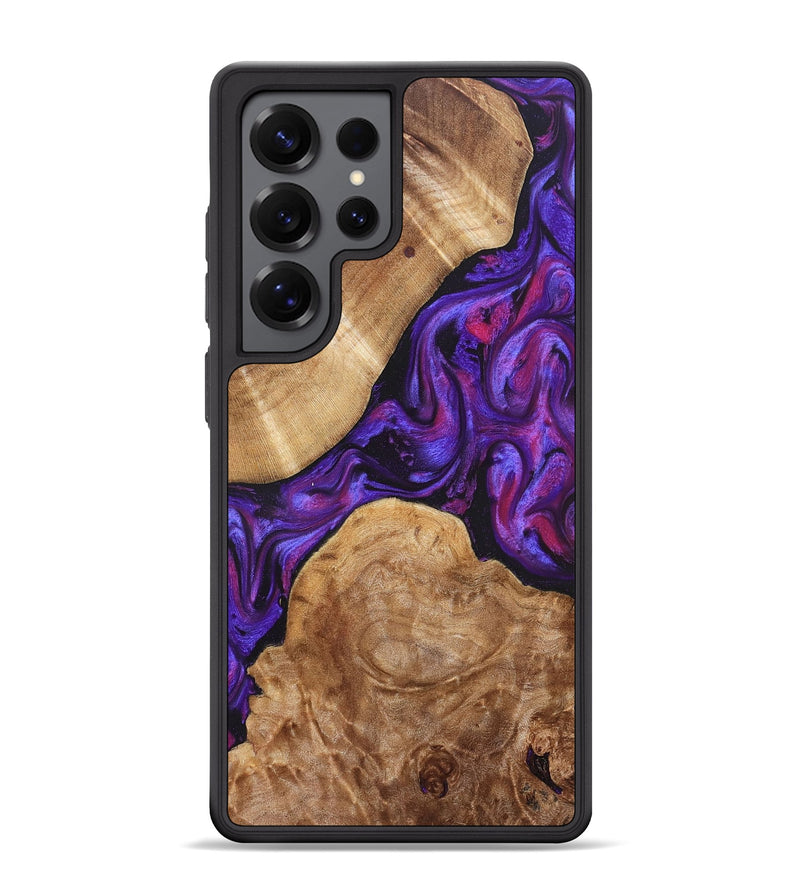 Galaxy S25 Ultra Wood Phone Case - Aleah (Purple, 823962)