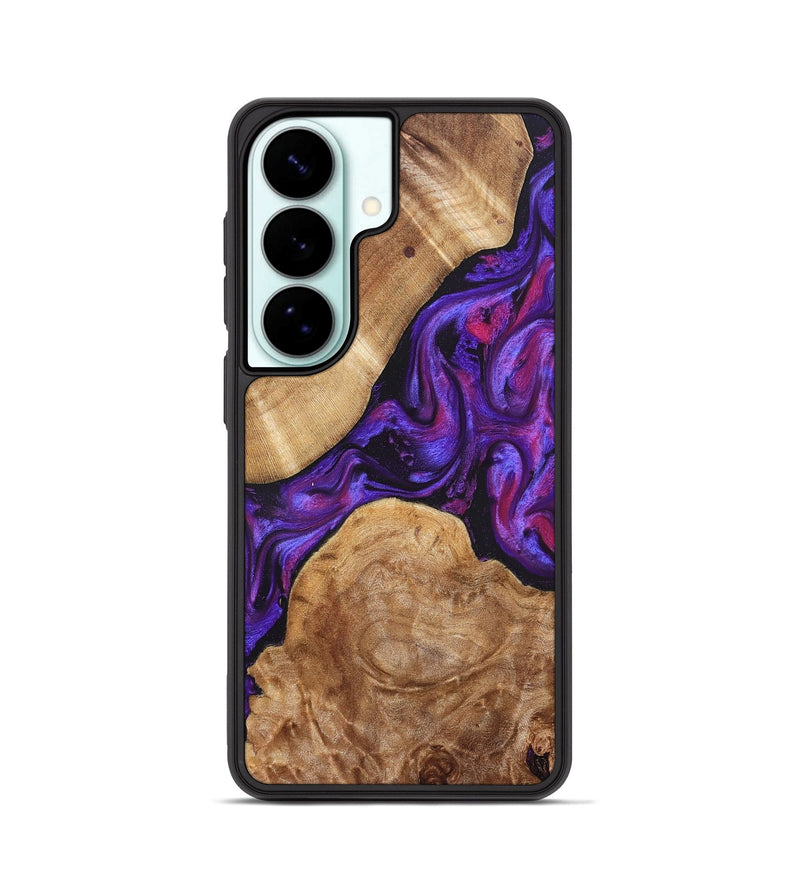 Galaxy S26 Wood Phone Case - Aleah (Purple, 823962)