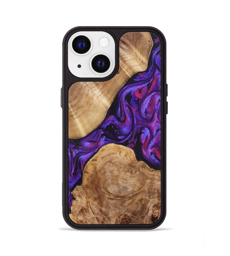iPhone 13 Wood Phone Case - Aleah (Purple, 823962)