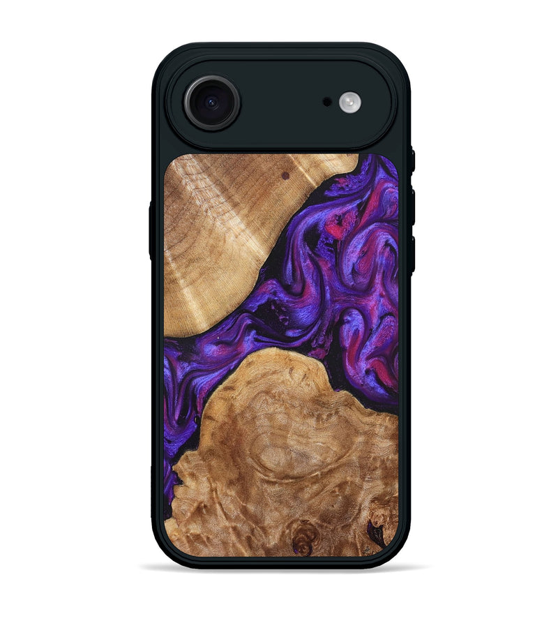 iPhone 17 Air Wood Phone Case - Aleah (Purple, 823962)