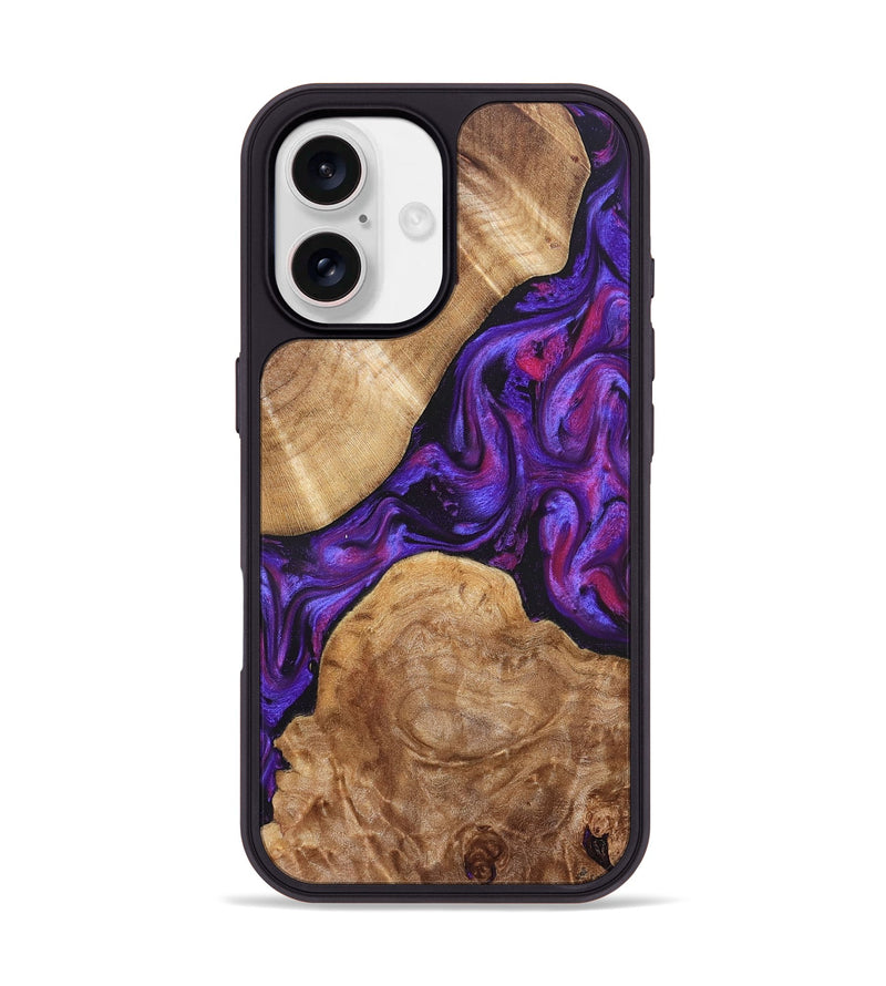 iPhone 17 Wood Phone Case - Aleah (Purple, 823962)