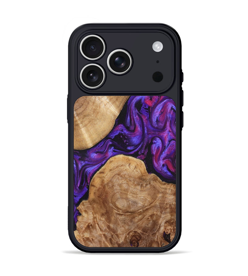 iPhone 17 Pro Wood Phone Case - Aleah (Purple, 823962)