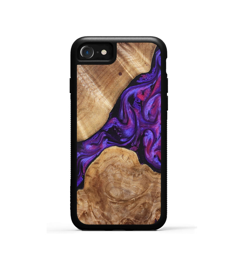 iPhone SE Wood Phone Case - Aleah (Purple, 823962)