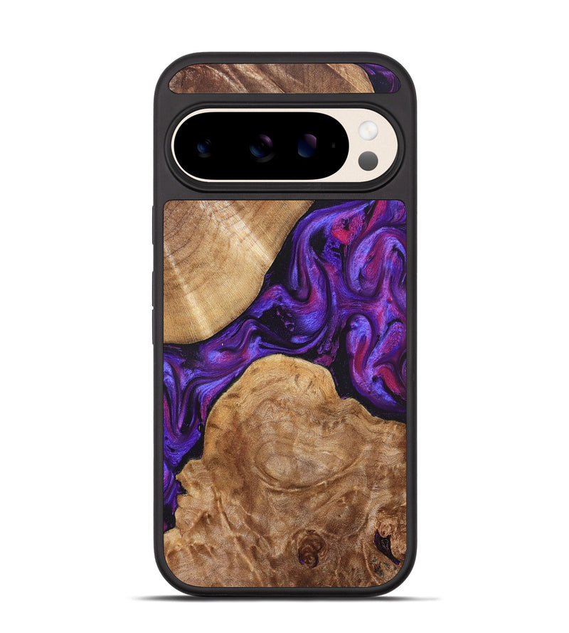 Pixel 10 Wood Phone Case - Aleah (Purple, 823962)