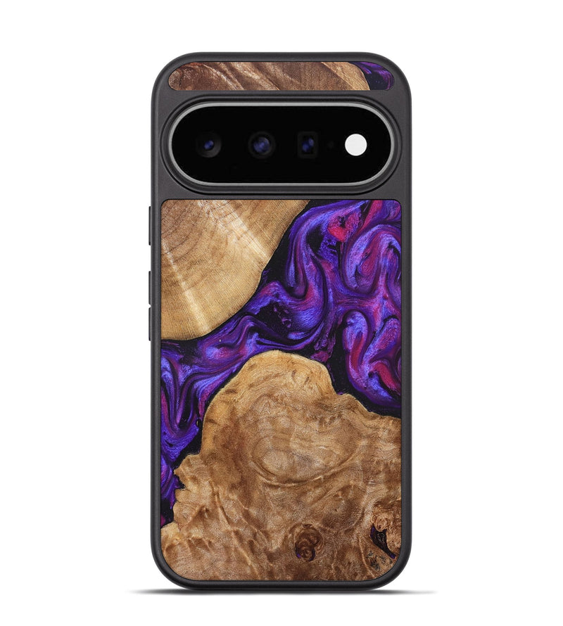 Pixel 11 Wood Phone Case - Aleah (Purple, 823962)