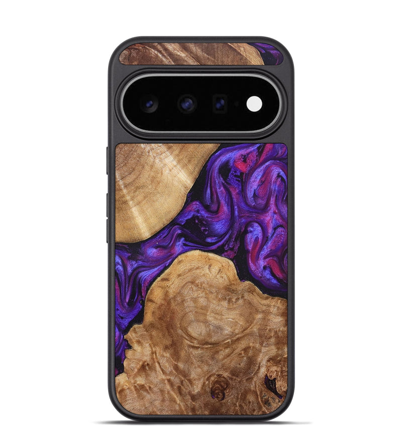 Pixel 11 Pro Wood Phone Case - Aleah (Purple, 823962)