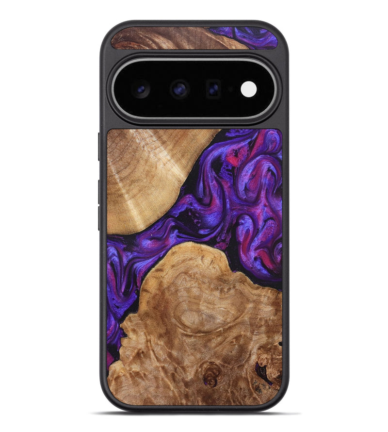 Pixel 11 Pro XL Wood Phone Case - Aleah (Purple, 823962)