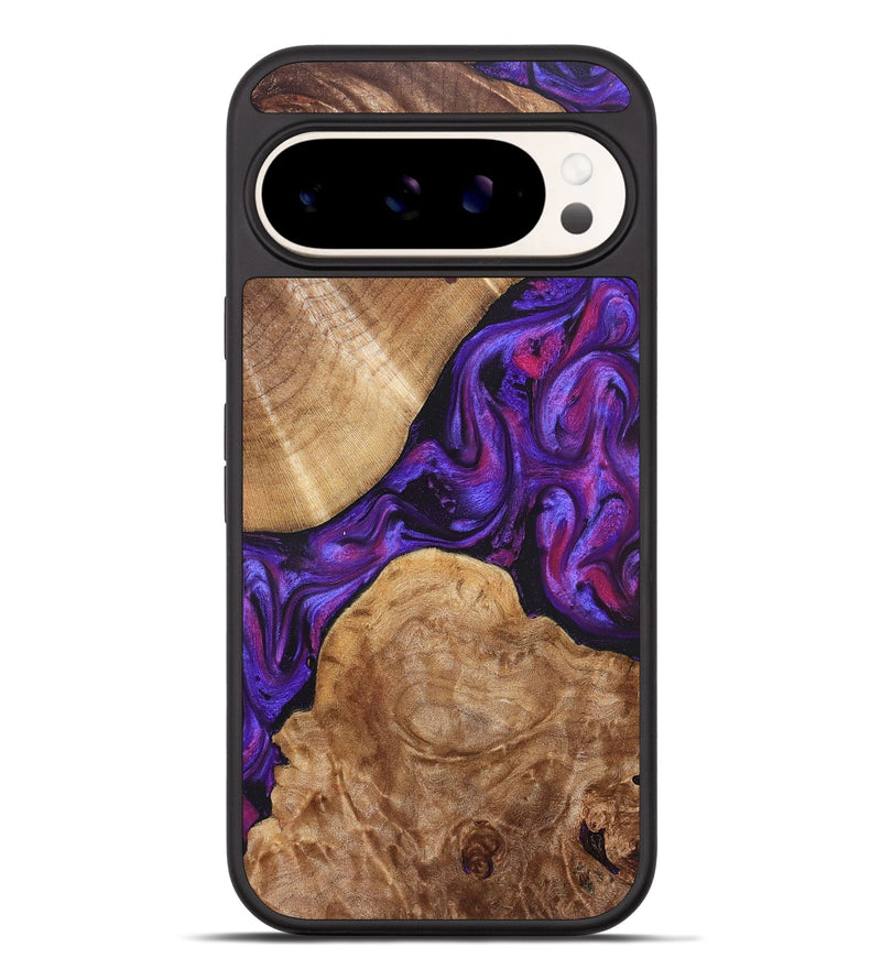 Pixel 9 Pro XL Wood Phone Case - Aleah (Purple, 823962)