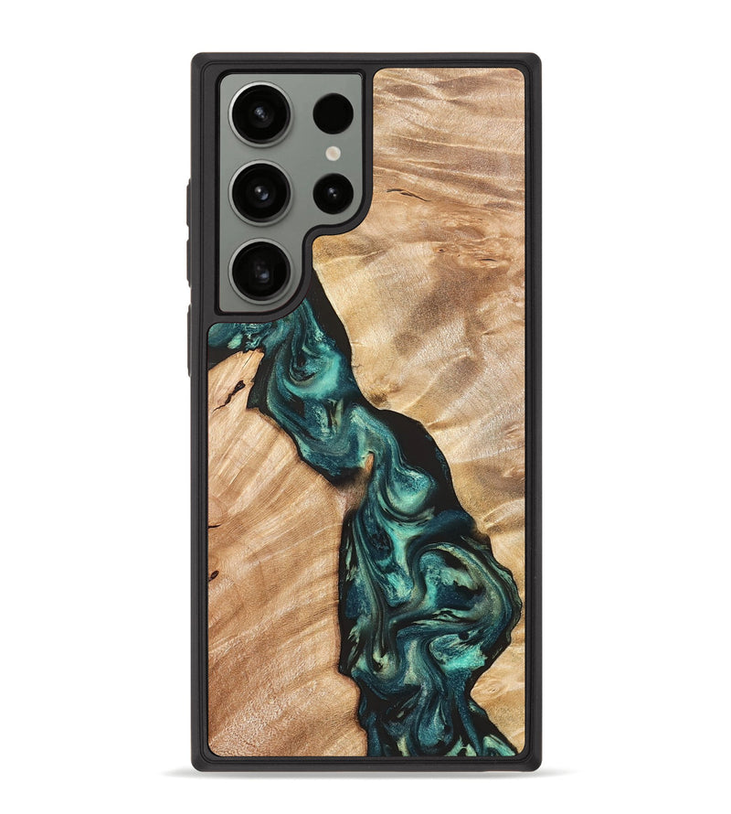 Galaxy S23 Ultra Wood Phone Case - Graham (Green, 823965)