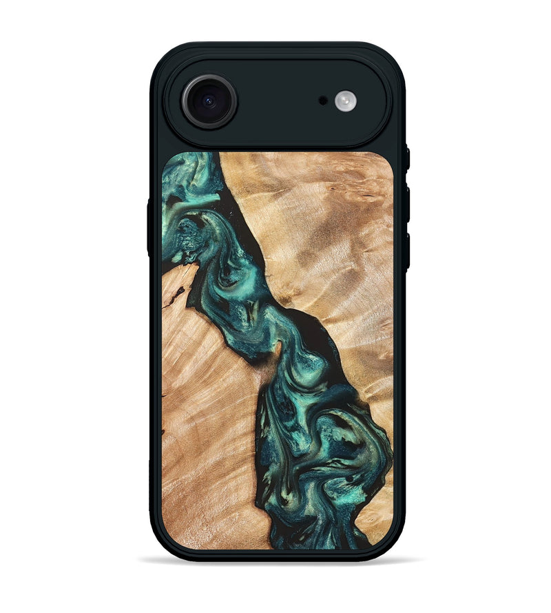 iPhone 17 Air Wood Phone Case - Graham (Green, 823965)