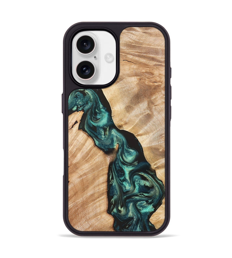 iPhone 17 Wood Phone Case - Graham (Green, 823965)