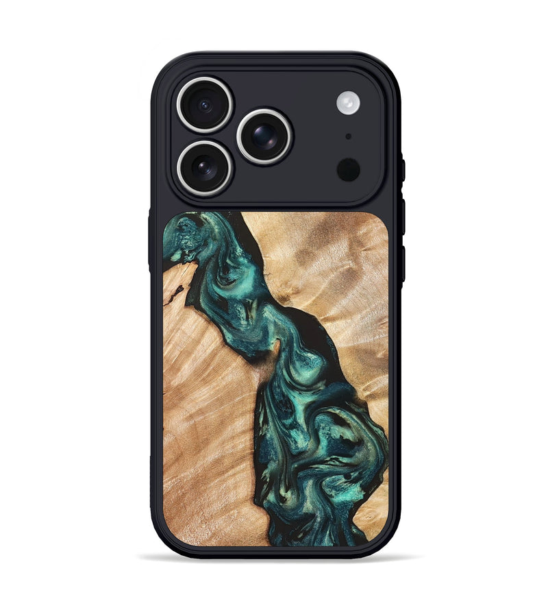 iPhone 17 Pro Wood Phone Case - Graham (Green, 823965)