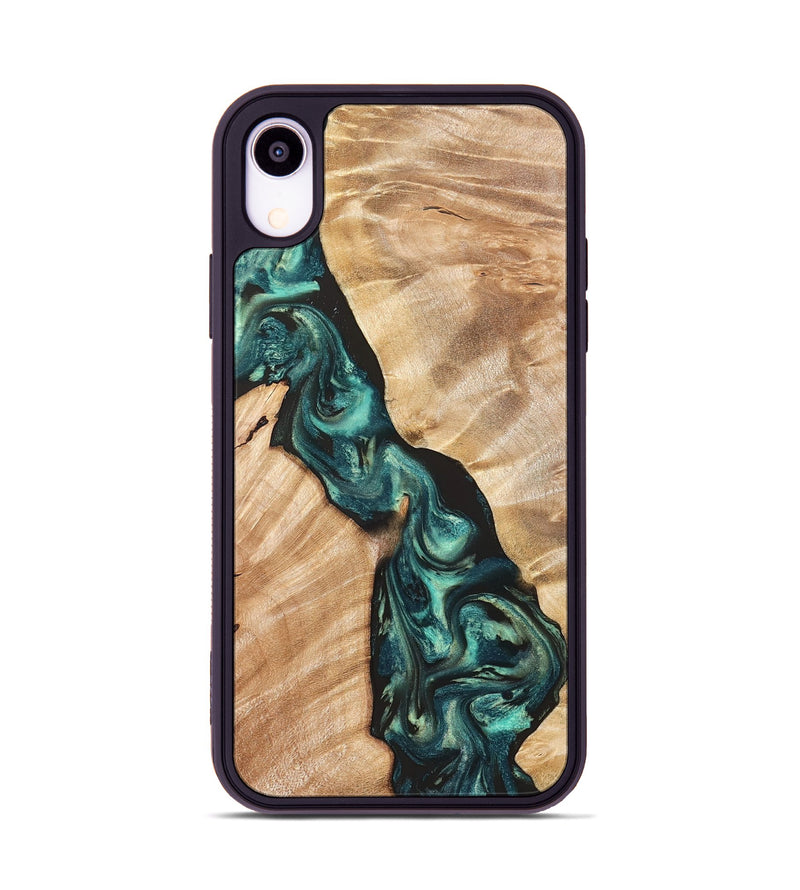iPhone Xr Wood Phone Case - Graham (Green, 823965)