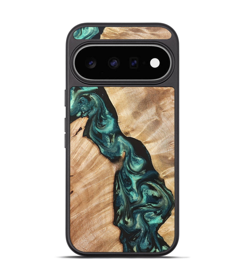 Pixel 11 Wood Phone Case - Graham (Green, 823965)