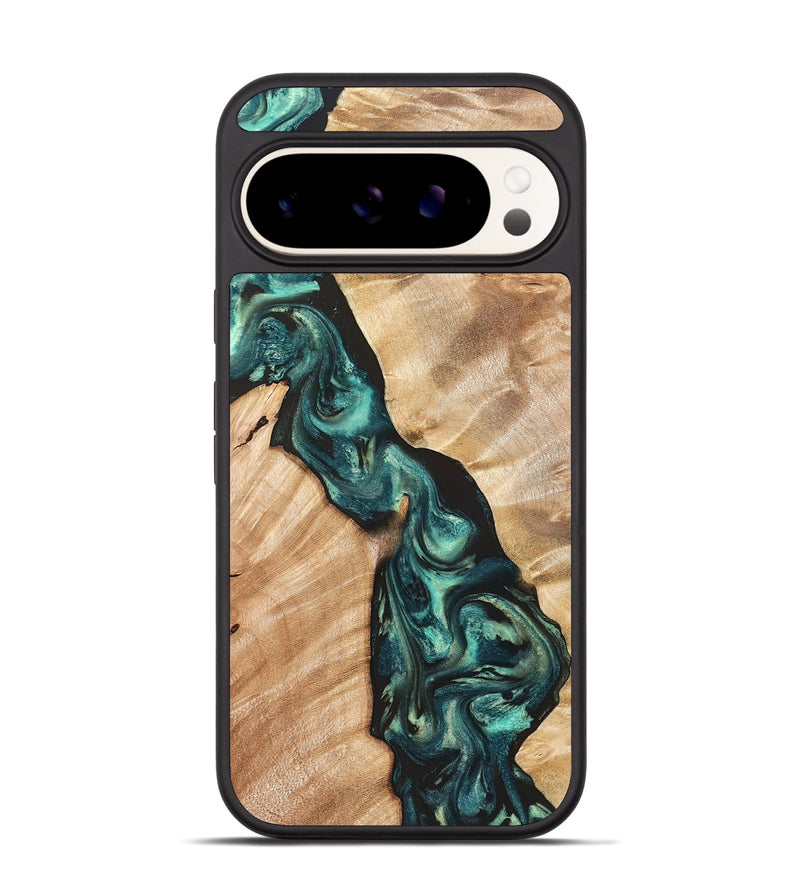 Pixel 9 Pro Wood Phone Case - Graham (Green, 823965)