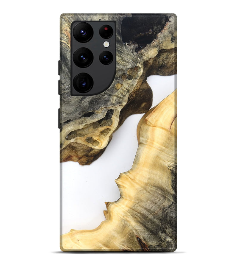 Galaxy S22 Ultra Wood Live Edge Phone Case - Ismael (Clear, 823978)
