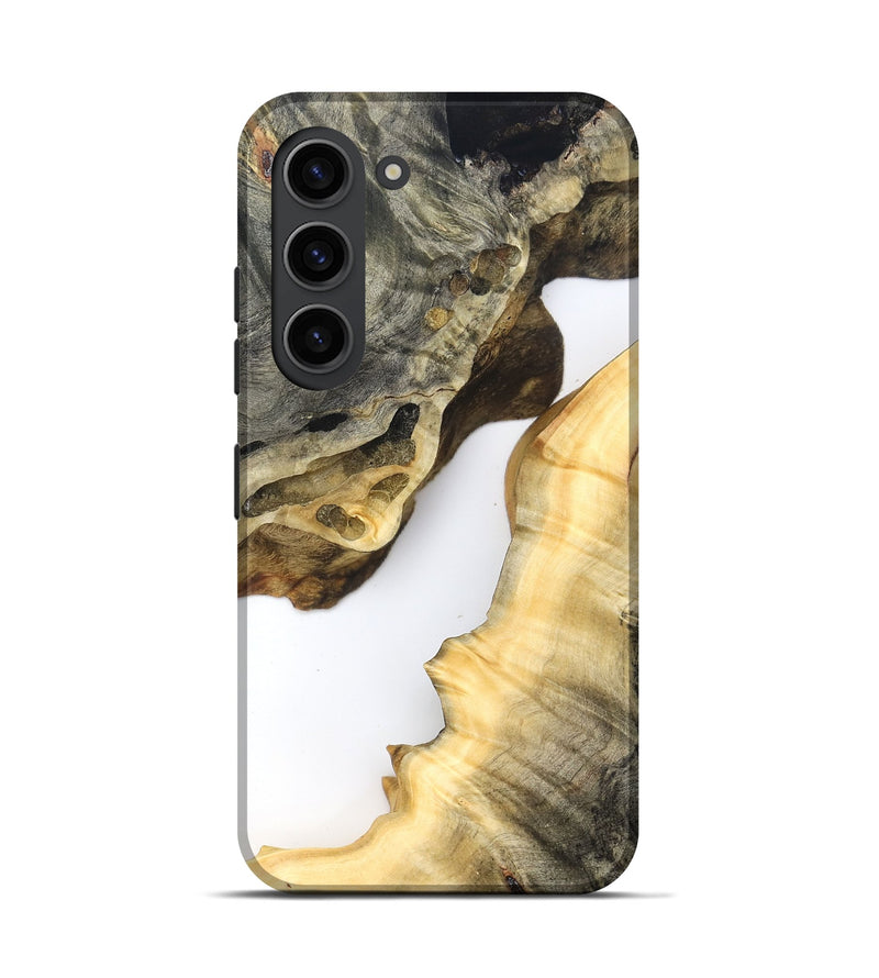 Galaxy S23 Wood Live Edge Phone Case - Ismael (Clear, 823978)