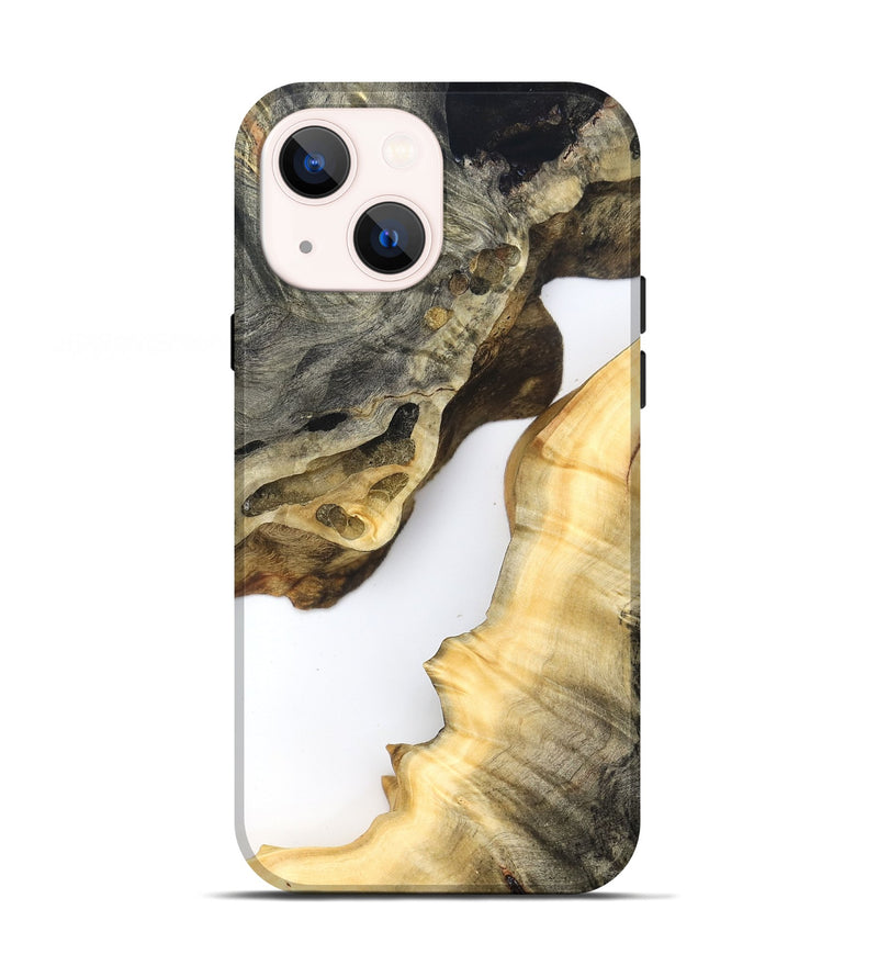 iPhone 13 Wood Live Edge Phone Case - Ismael (Clear, 823978)