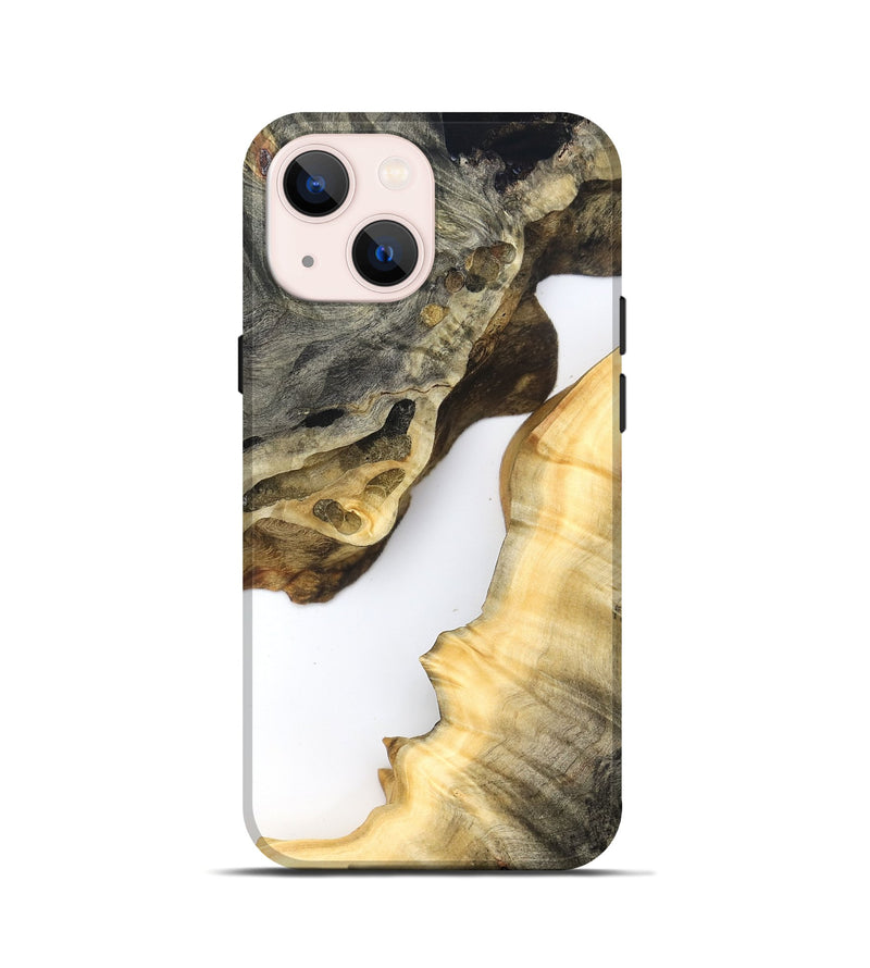 iPhone 13 mini Wood Live Edge Phone Case - Ismael (Clear, 823978)